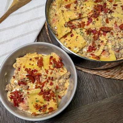 Recipe 'Cheeseburger Ravioli'