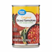 Great Value Original Diced Tomatoes With Green Chilies