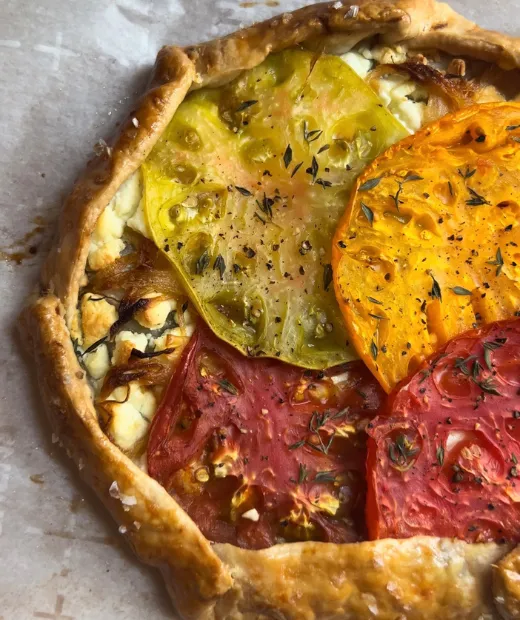 Heirloom Tomato Galette