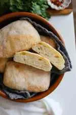 Recipe 'No-Knead Same Day Ciabatta Bread'