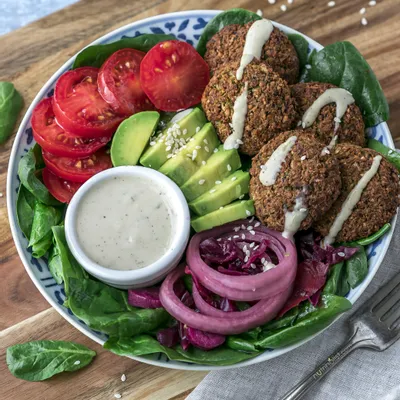 Recipe 'Baked Carrot Falafel'