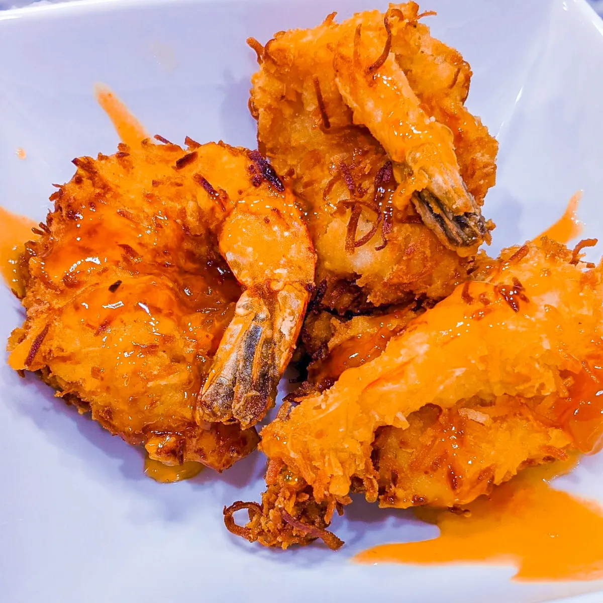 Crispy Coconut Shrimp with Spicy Apricot Dipping Sauce