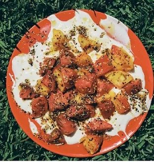 Recipe 'Sizzled Seedy Tomato Salad'
