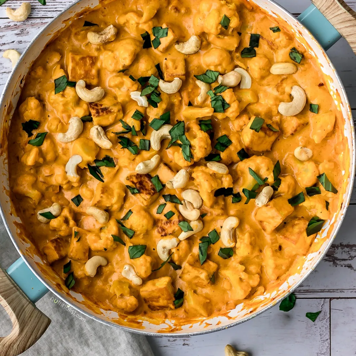 Cashew Cauliflower Korma