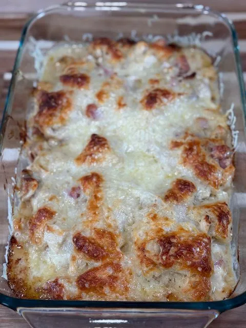 Chicken Cordon Bleu Bubble Bake