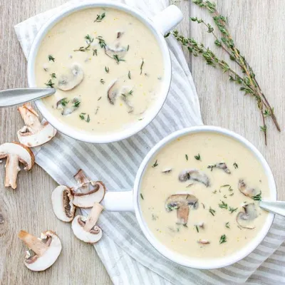 Recipe 'Dairy Free Cream Of Mushroom Soup'