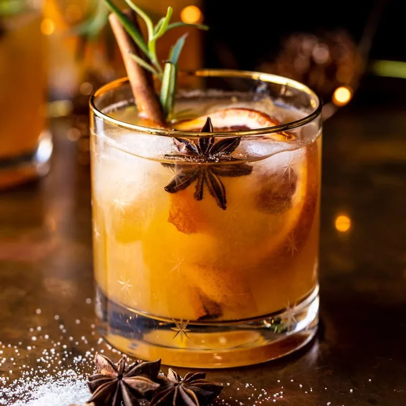 Spiced Honey Bourbon Old Fashioned Pitcher