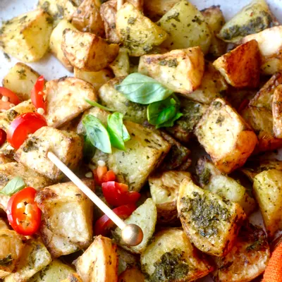 Recipe 'Herb-y Air fried Crispy Potatoes'