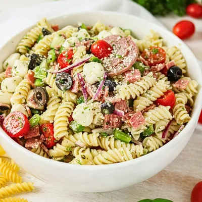 Recipe 'Italian Pasta Salad with Salami'