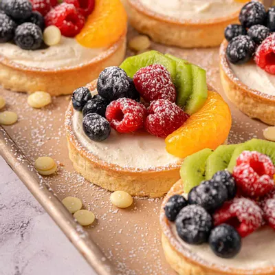 Recipe 'White Chocolate Tarts'