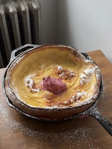Dutch Baby with Whipped Berry Butter