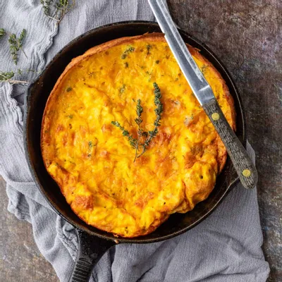 Recipe 'Savory Dutch Baby with Herbs and Cheddar'