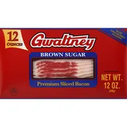 Gwaltney Bacon, Premium Sliced, Brown Sugar