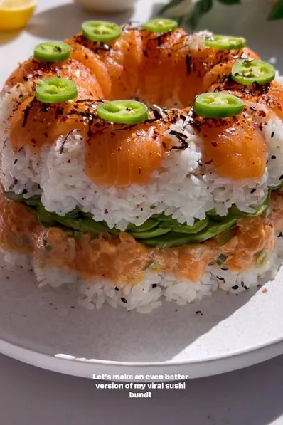 Sushi Bundt Cake