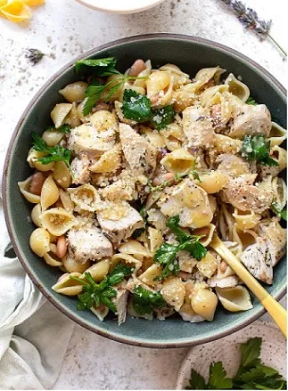 30-Minute Cold Chicken Pasta Salad (No Mayo)