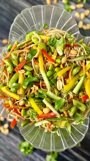 Edamame Pasta Salad