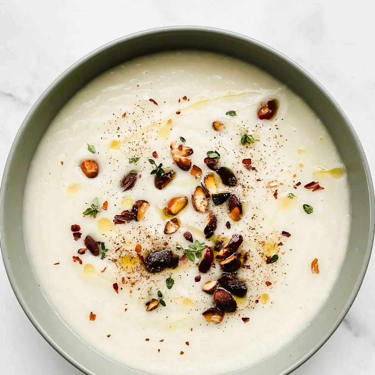 Three Ingredient Cauliflower Soup (adapted from Paul Bertolli)