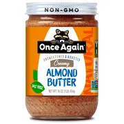 Once Again Almond Butter, Unsweetened & Roasted, Creamy