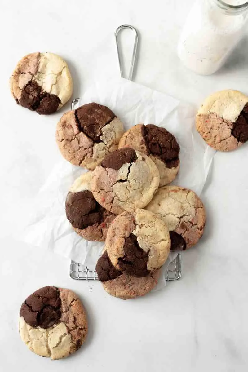 Paleo Low FODMAP Friendly Neapolitan Cookies