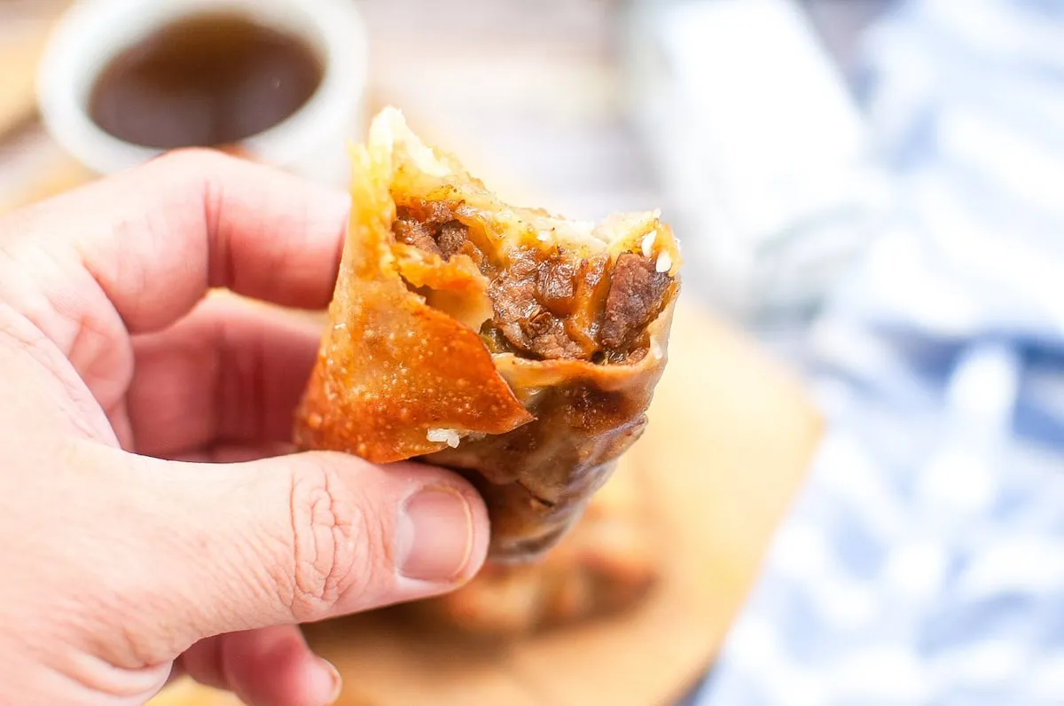 Crispy &amp; Delicious: Air Fryer Philly Cheesesteak Egg Rolls [Easy Recipe]