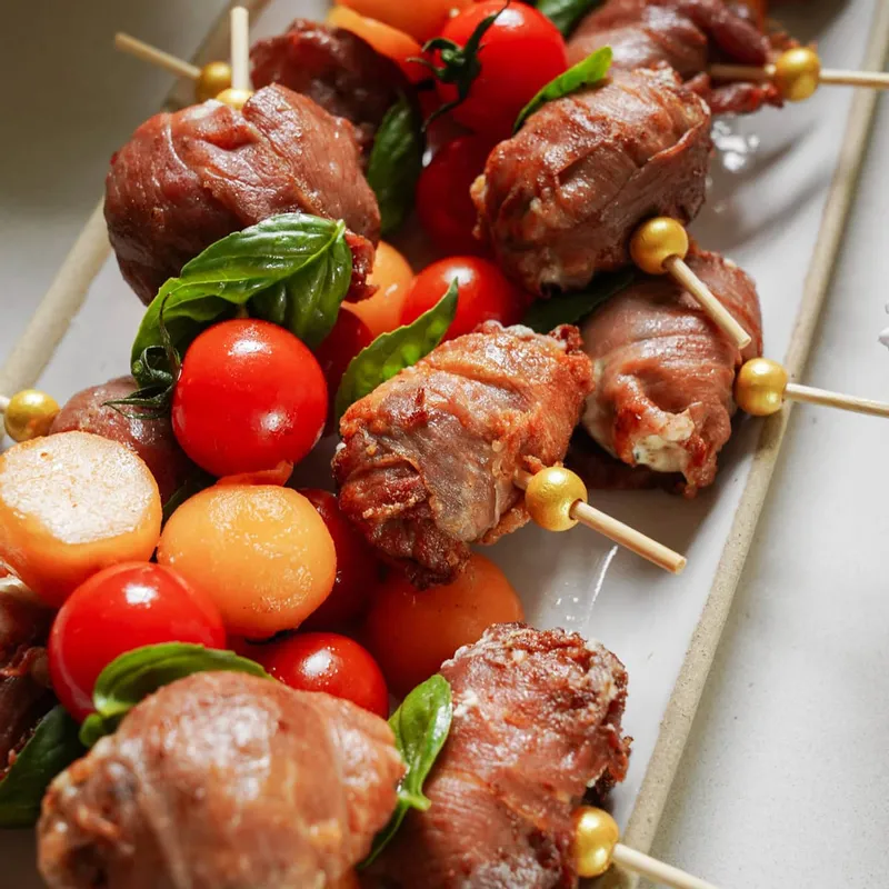 Prosciutto Wrapped Goat Cheese Balls