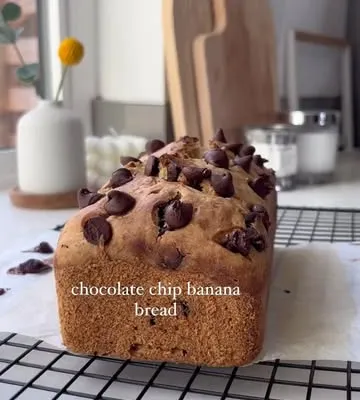 Recipe 'Chocolate Chips Banana Bread (No Butter)'