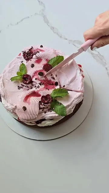 Cherry Chai Latte Cake