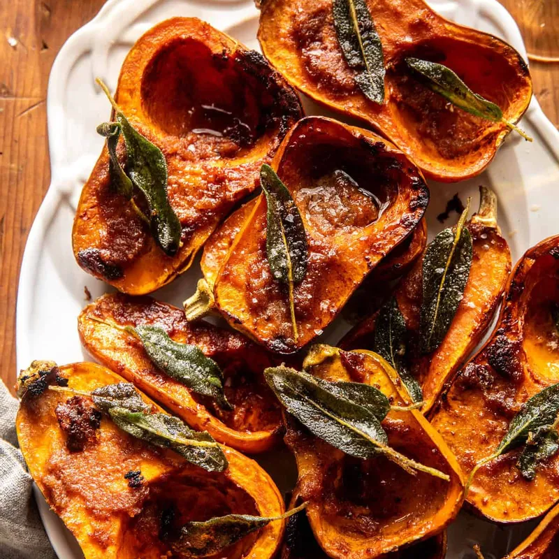 Brown Sugar Roasted Honeynut Squash