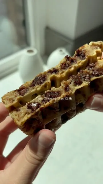 Triple Chocolate Chip Waffle