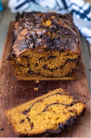 Chocolate Swirl Pumpkin Bread