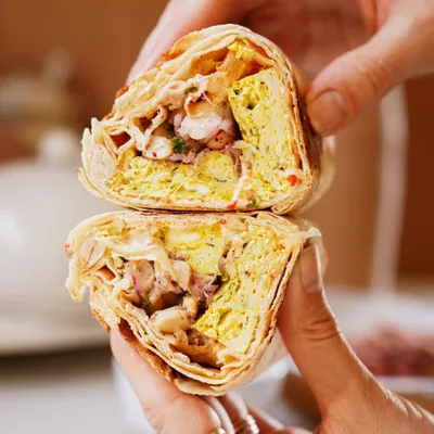 Recipe 'Easy Mediterranean Chicken Kofta Wrap'