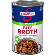 Swanson Natural Goodness 50% Less Sodium Beef Broth