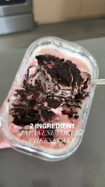 No Bake Japanese Yogurt Cheesecake