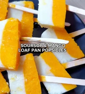 Recipe 'Soursop & mango loaf pan popsicles'