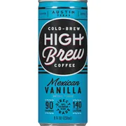 High Brew Cold-Brew Coffee Mexican Vanilla