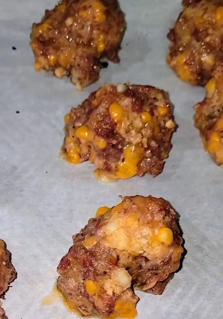 Ultimate Smoked Cheesy Sausage Balls