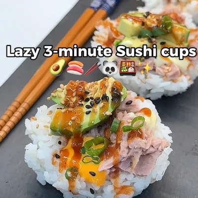 Recipe 'No-Bake Tuna Sushi Cups'