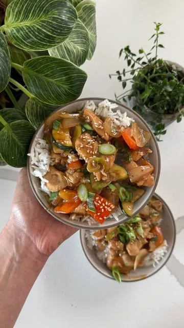 Healthy chicken stir fry