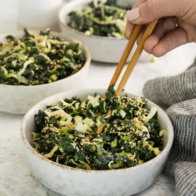 Recipe 'Miso Sesame Kale Salad'