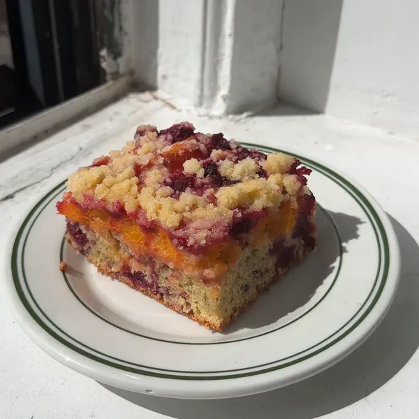 Apricot Raspberry Coffee Cake