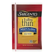 Sargento Ultra Thin® Sliced Mild Natural Cheddar Cheese