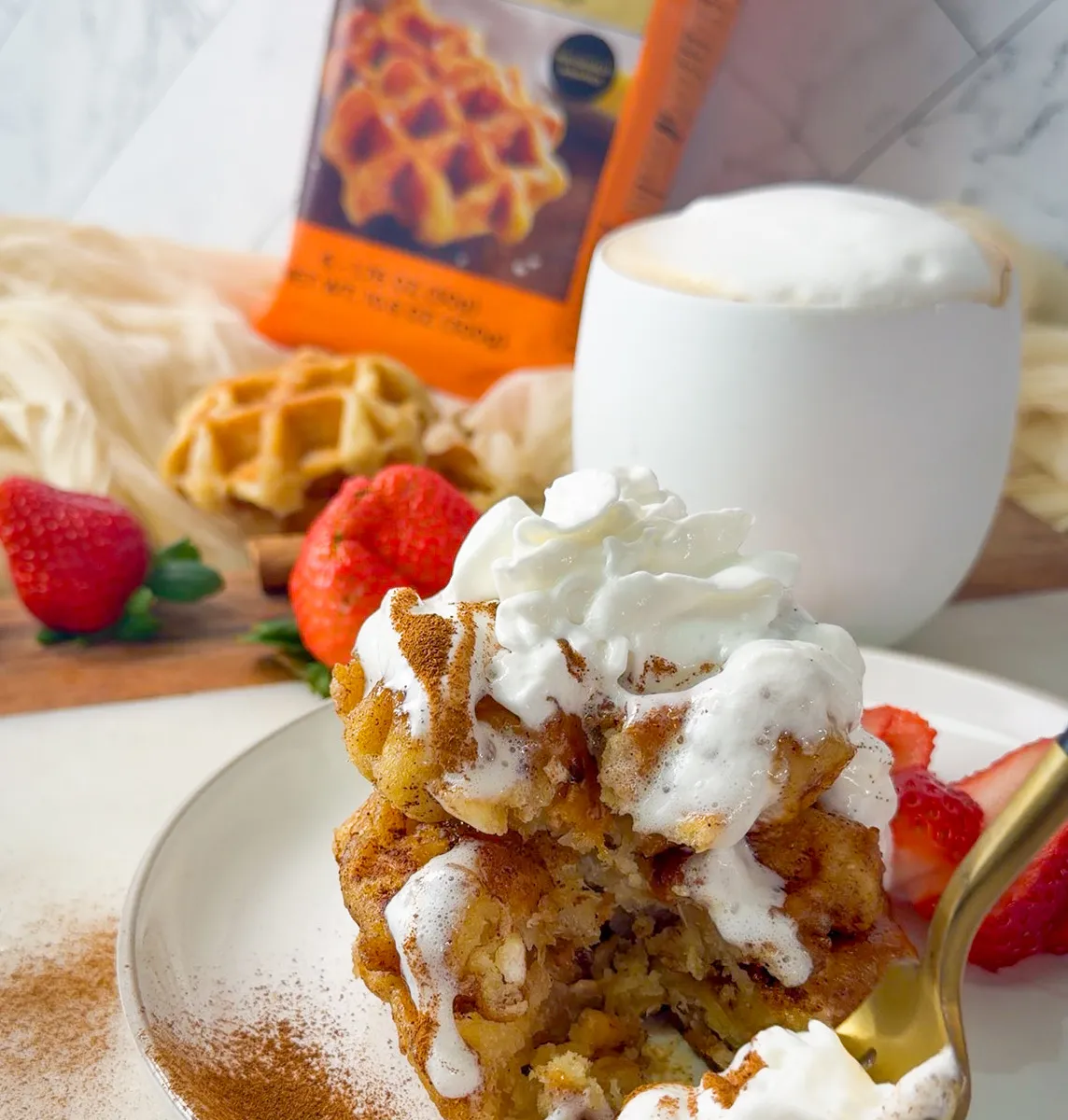 French Toast–Style Café Waffles