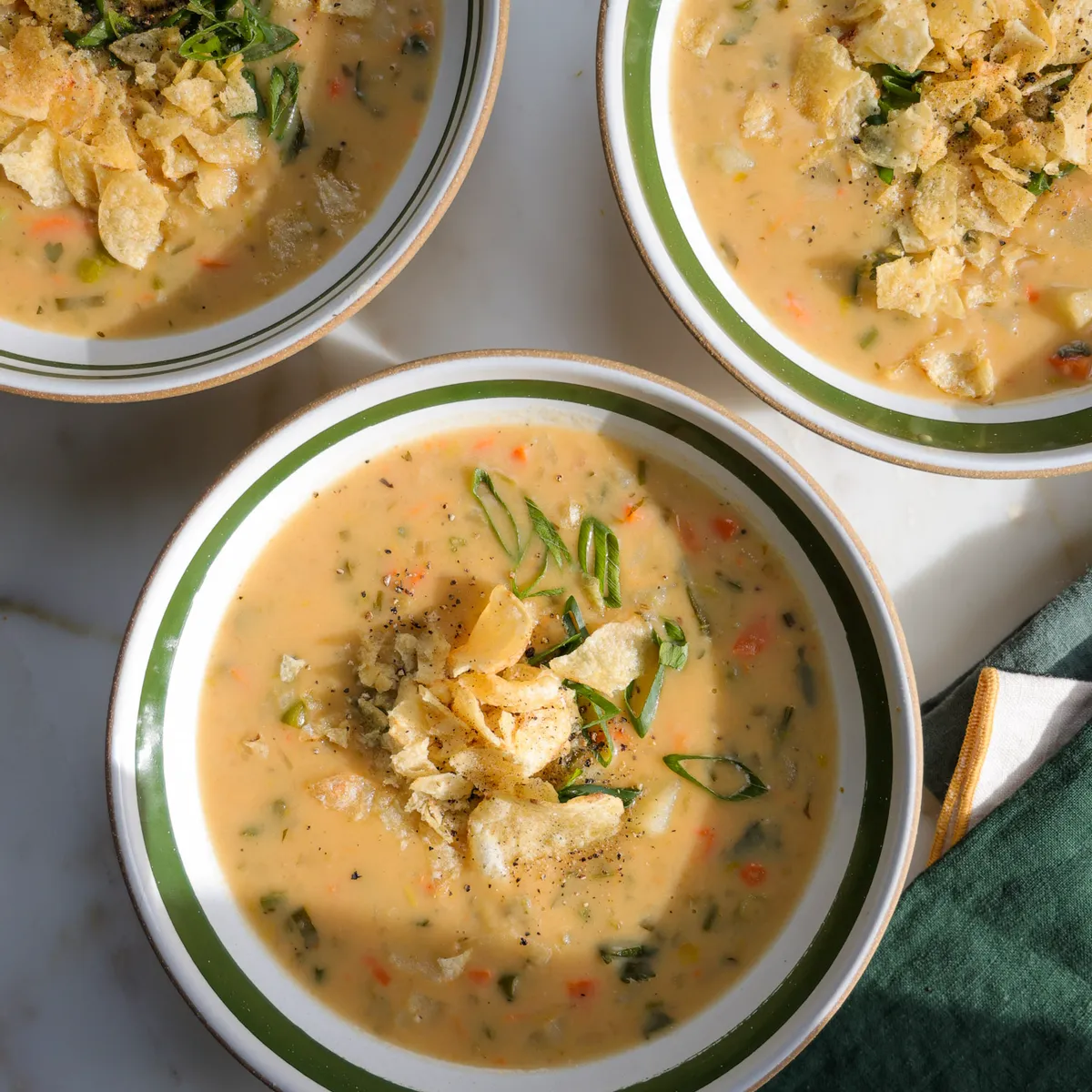 Salt and Vinegar Potato Chip Soup