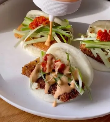 Recipe 'CRISPY TOFU BAO RECIPE'