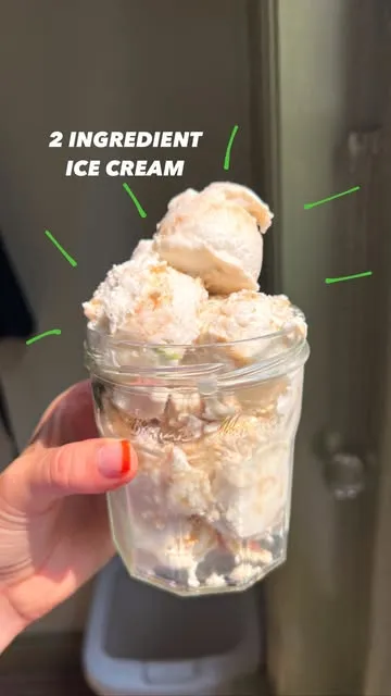 2 INGREDIENT NO CHURN VEGAN ICE CREAM