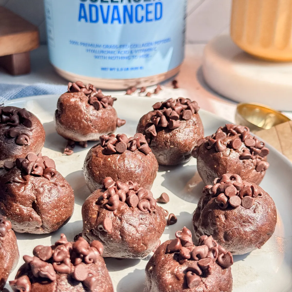 Chocolate Collagen Brownie Bites