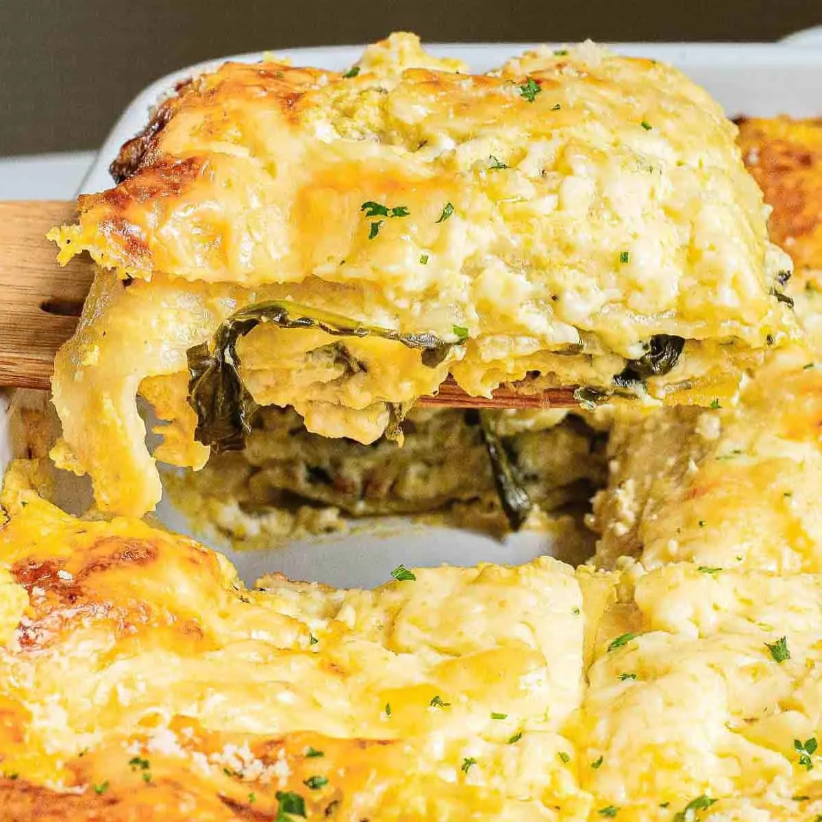 Exclusive Butternut Squash Lasagna with Spinach
