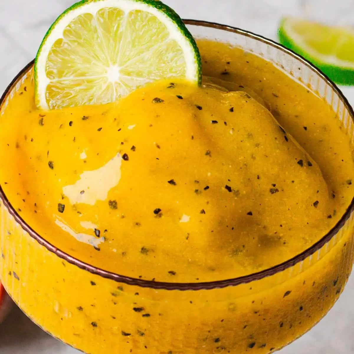 Frozen Passionfruit Margarita Mocktail