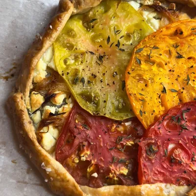 Recipe 'Heirloom Tomato Galette'
