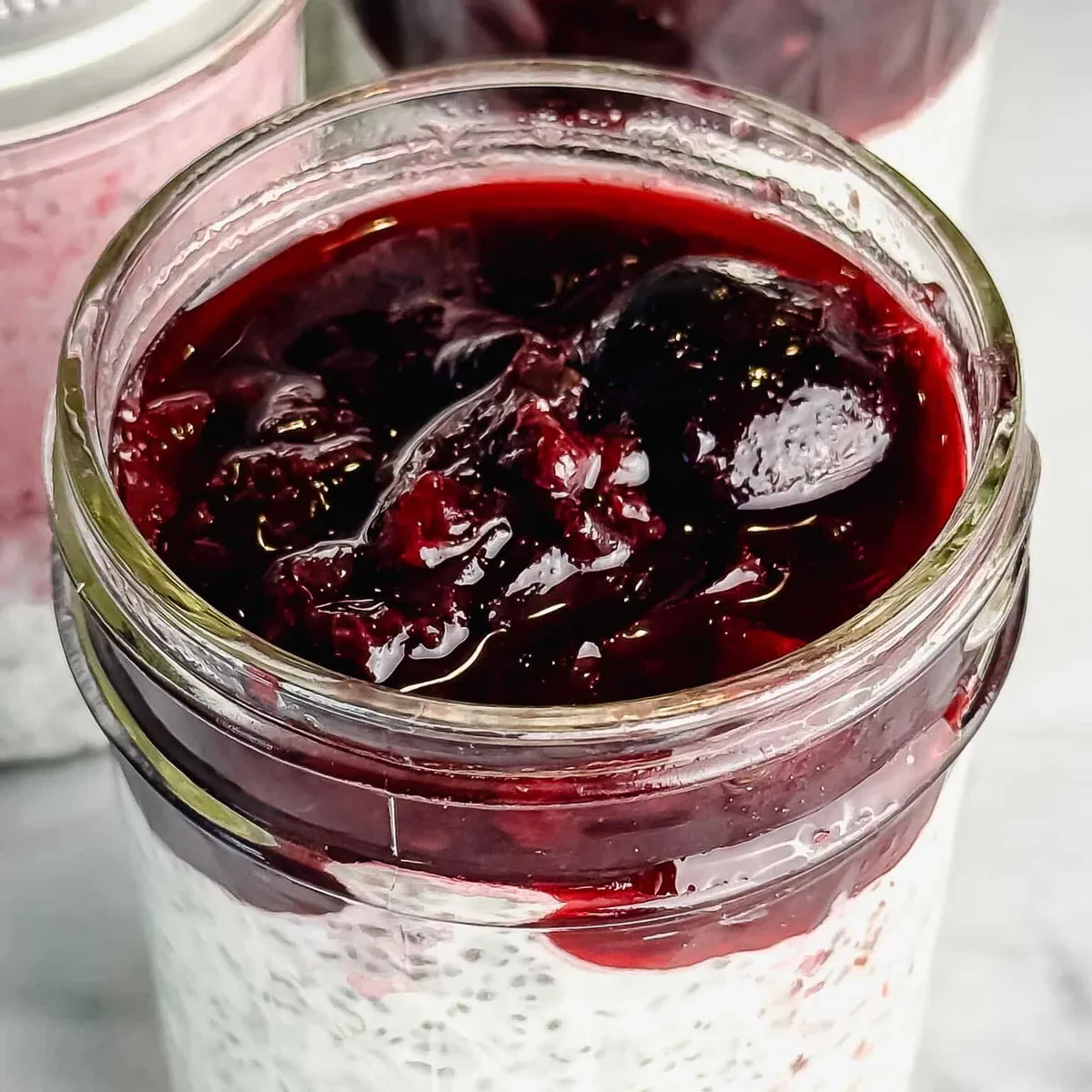 Cherry Chia Seed Pudding